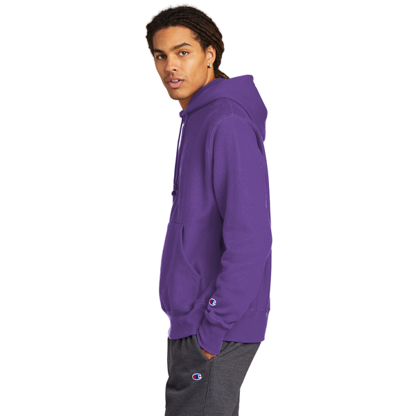 Champion® Reverse Weave® Cotton/Poly Fleece Men's Hooded Sweatshirt