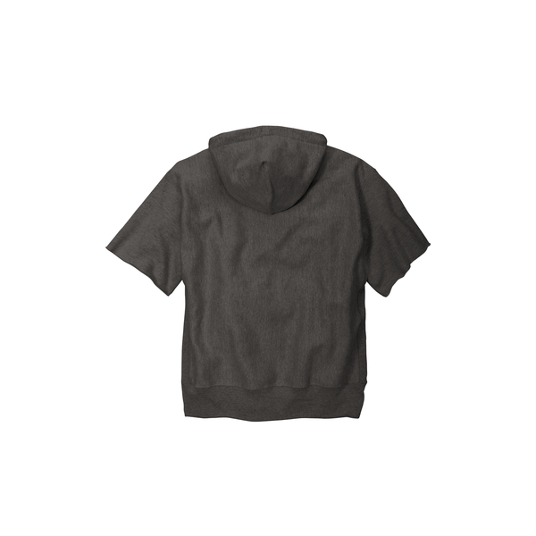 Champion® Reverse Weave® Cotton/Poly Fleece Men's Short Sleeve Hooded Sweatshirt