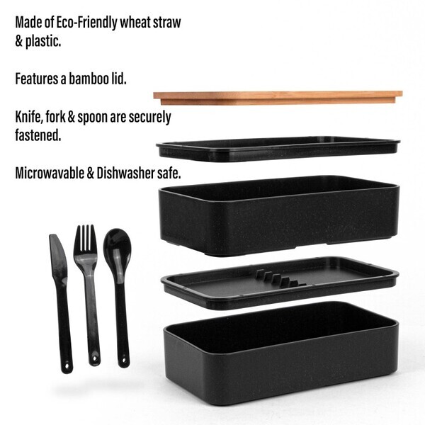 Wheat Straw Bento Box