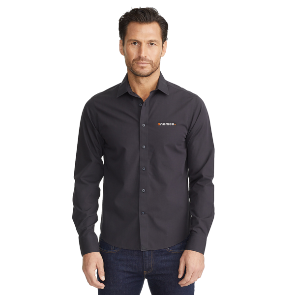 UNTUCKit® Black Stone Wrinkle-Free Long Sleeve Slim Fit Men's Shirt