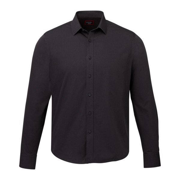 UNTUCKit® Black Stone Wrinkle-Free Long Sleeve Slim Fit Men's Shirt