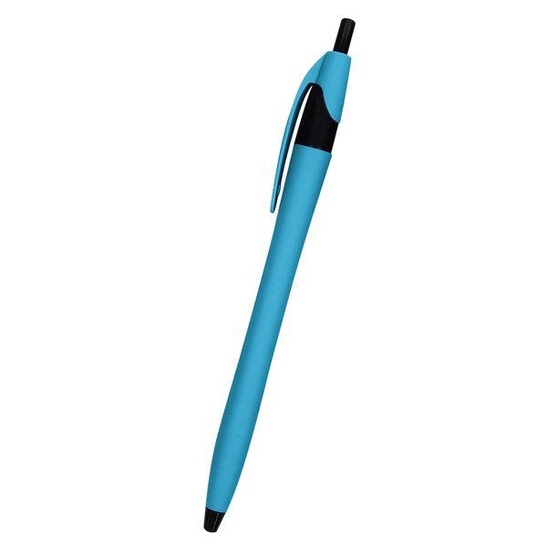 Ellie Rubberized Dart Retractable Pen