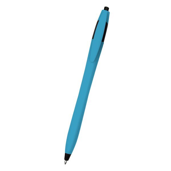 Ellie Rubberized Dart Retractable Pen