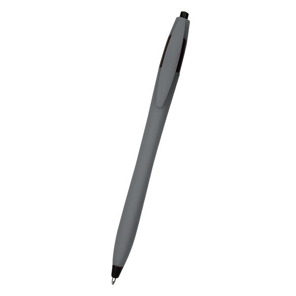 Ellie Rubberized Dart Retractable Pen