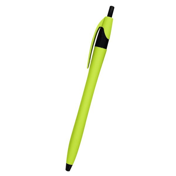 Ellie Rubberized Dart Retractable Pen