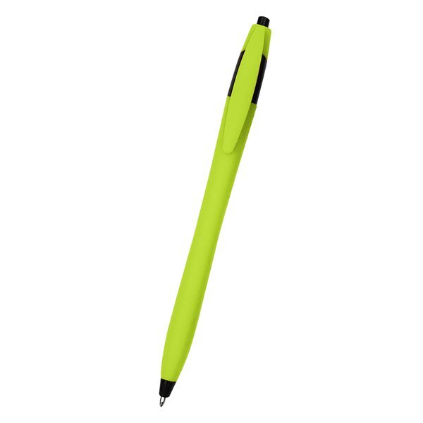Ellie Rubberized Dart Retractable Pen