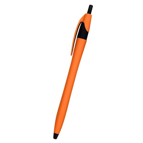 Ellie Rubberized Dart Retractable Pen