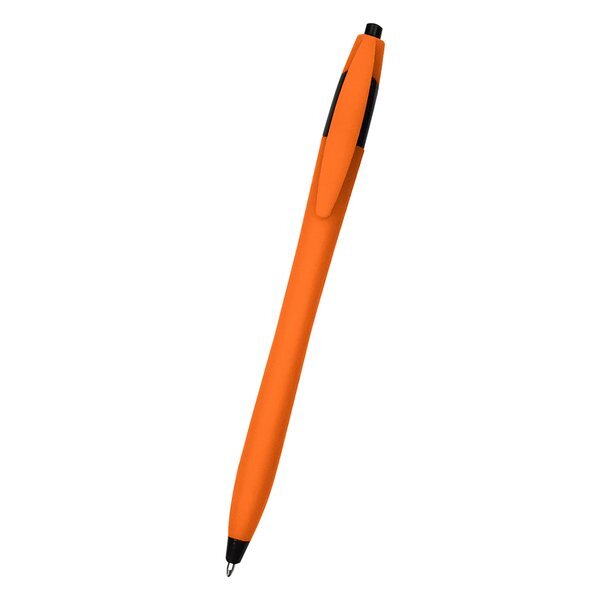 Ellie Rubberized Dart Retractable Pen