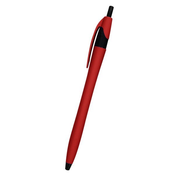 Ellie Rubberized Dart Retractable Pen