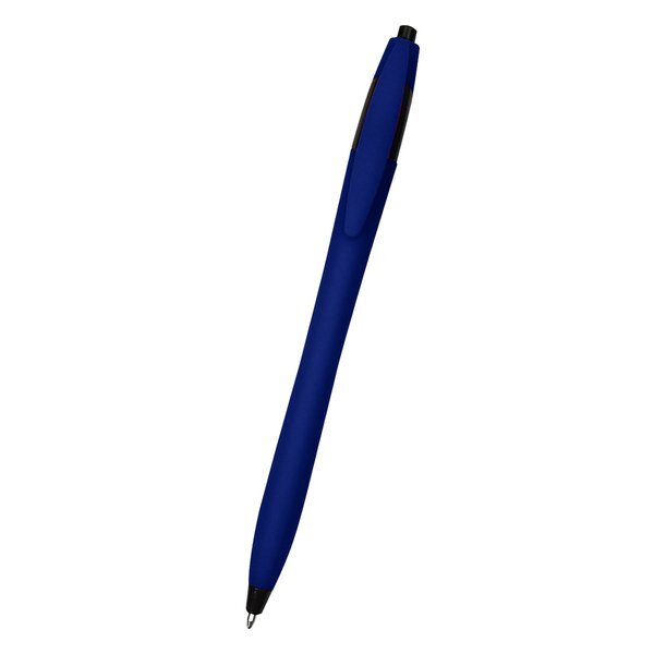 Ellie Rubberized Dart Retractable Pen