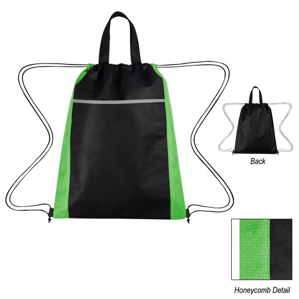 Honeycomb Non-Woven Drawstring Bag