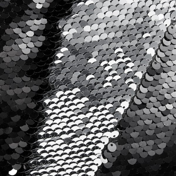 Sequin Pongee Drawstring Bag