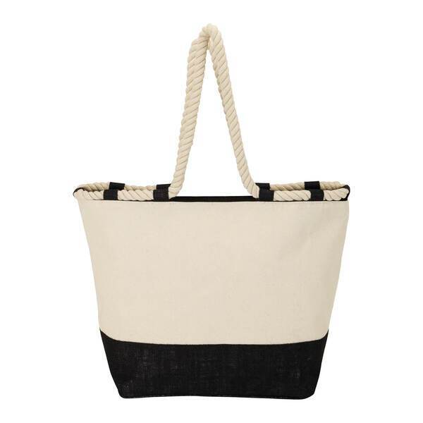 Barcelona Canvas & Jute Tote
