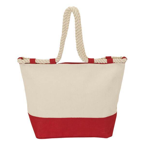 Barcelona Canvas & Jute Tote
