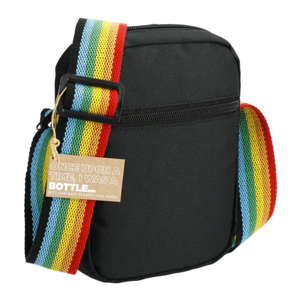 Rainbow Recycled PET Crossbody Tote