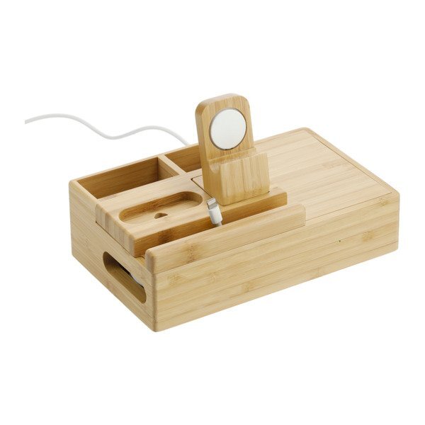Bamboo Fast Wireless Charging Dock Station