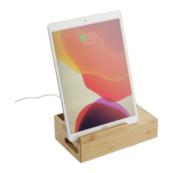 Bamboo Fast Wireless Charging Dock Station