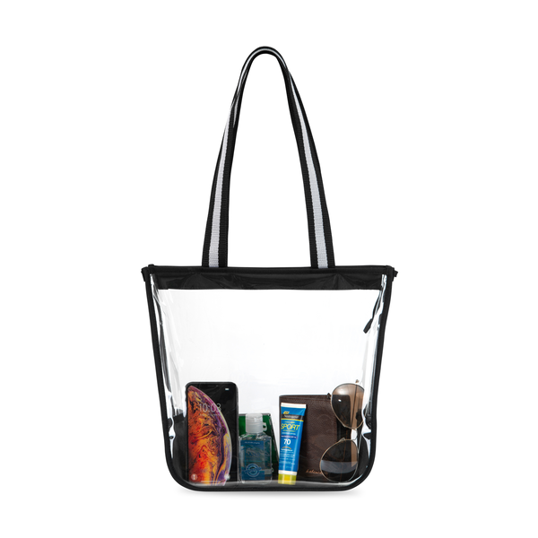 Sigma Clear Polyester Zippered Tote