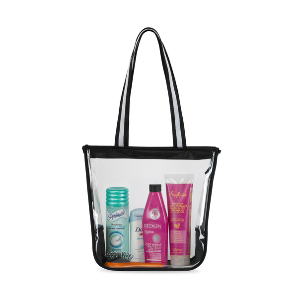 Sigma Clear Polyester Zippered Tote
