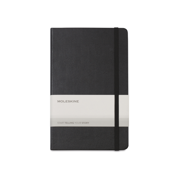 Moleskine® Hard Cover Large Double Layout Notebook, 8-1/4" x 5"
