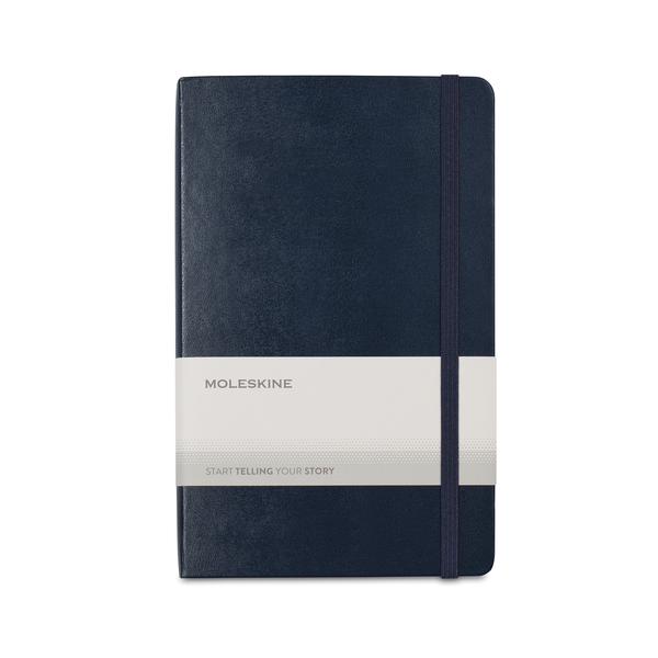 Moleskine® Hard Cover Large Double Layout Notebook, 8-1/4" x 5"
