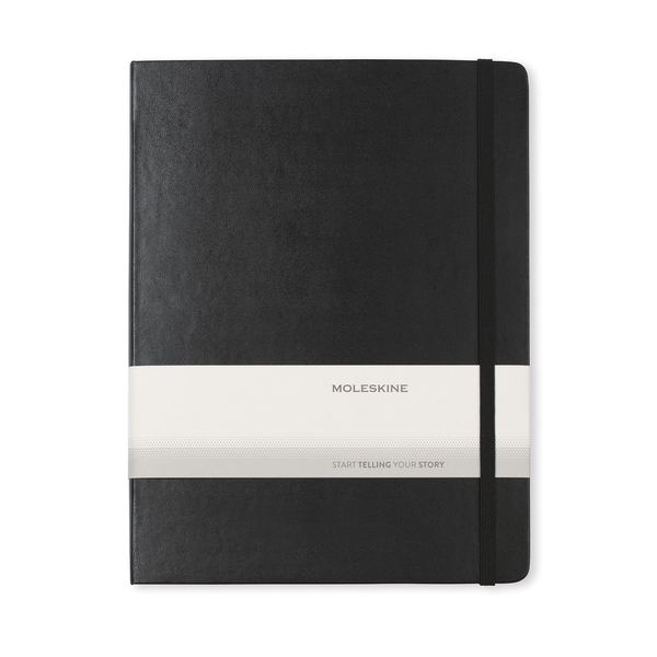Moleskine® Hard Cover X-Large Double Layout Notebook, 9-3/4" x 7-1/2"