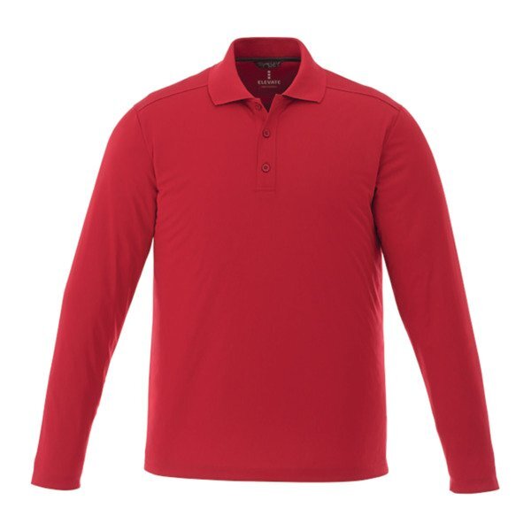 Mori Polyester Long Sleeve Men's Polo
