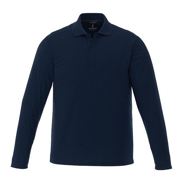 Mori Polyester Long Sleeve Tall Men's Polo