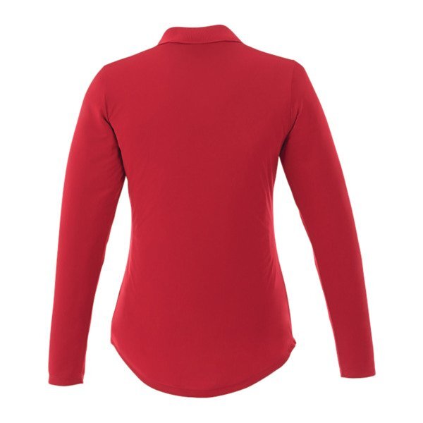 Mori Polyester Long Sleeve Ladies' Polo
