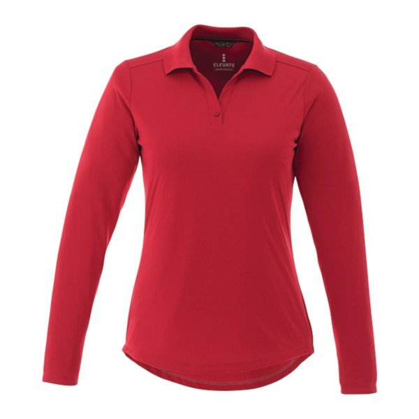 Mori Polyester Long Sleeve Ladies' Polo