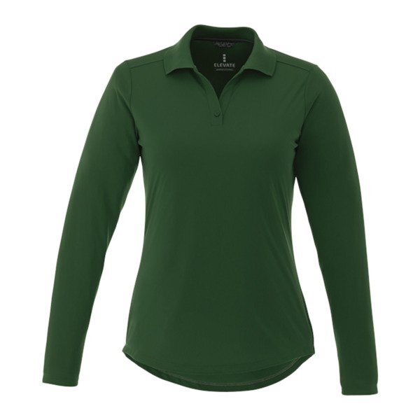 Mori Polyester Long Sleeve Ladies' Polo