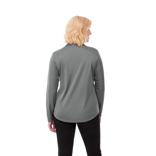 Mori Polyester Long Sleeve Ladies' Polo