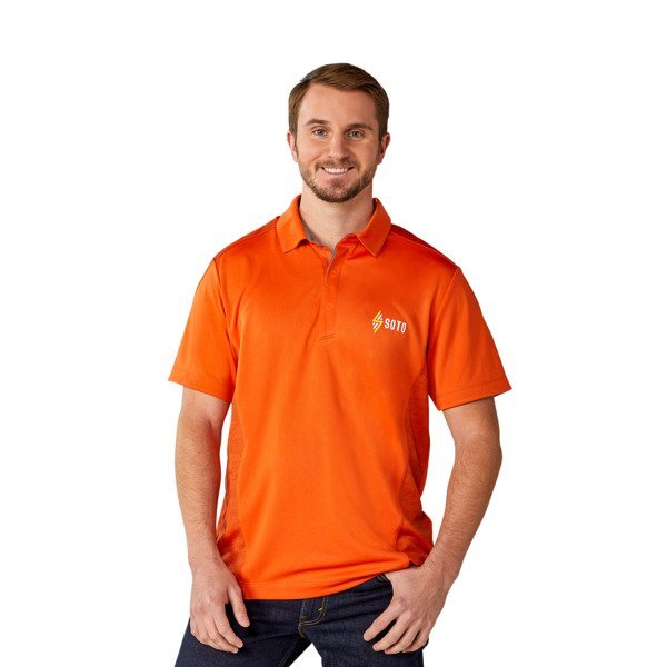 Piedmont Polyester Moisture-Wicking Short Sleeve Men's Polo