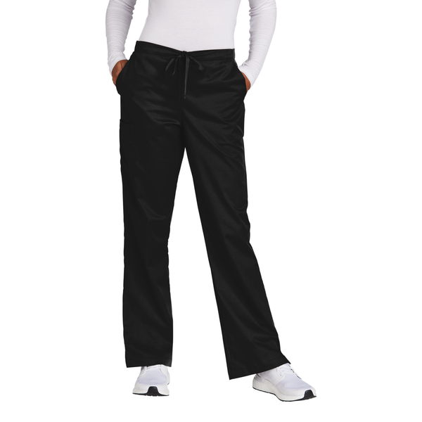 Wink® WorkFlex™ Flare Leg Ladies' Petite Cargo Scrub Pant