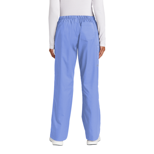 Wink® WorkFlex™ Flare Leg Ladies' Petite Cargo Scrub Pant