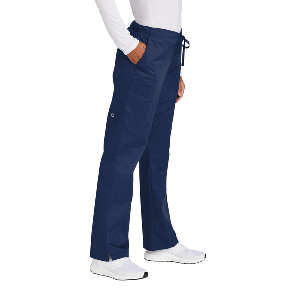 Wink® WorkFlex™ Flare Leg Ladies' Petite Cargo Scrub Pant