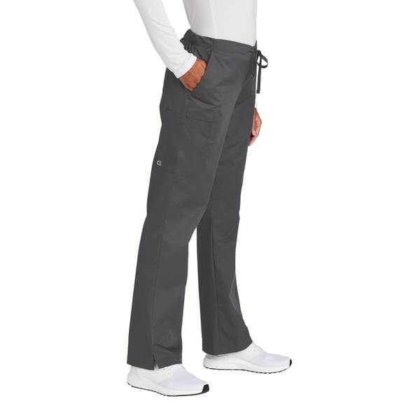 Wink® WorkFlex™ Flare Leg Ladies' Petite Cargo Scrub Pant