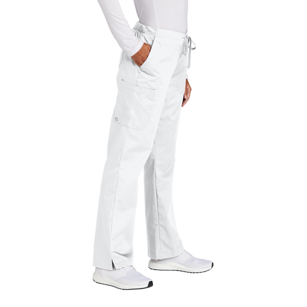 Wink® WorkFlex™ Flare Leg Ladies' Petite Cargo Scrub Pant