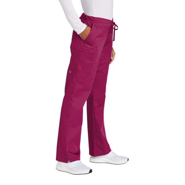 Wink® WorkFlex™ Flare Leg Ladies' Petite Cargo Scrub Pant