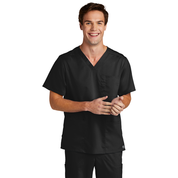 Wink® Premiere Flex™ V-Neck Men's Scrub Top