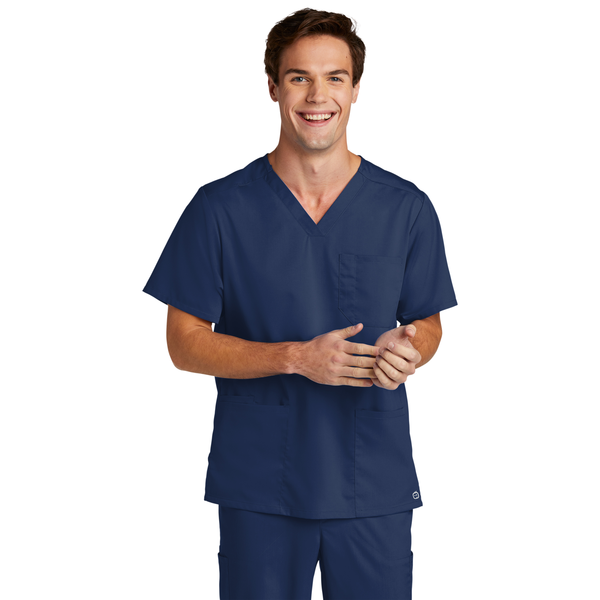 Wink® Premiere Flex™ V-Neck Men's Scrub Top