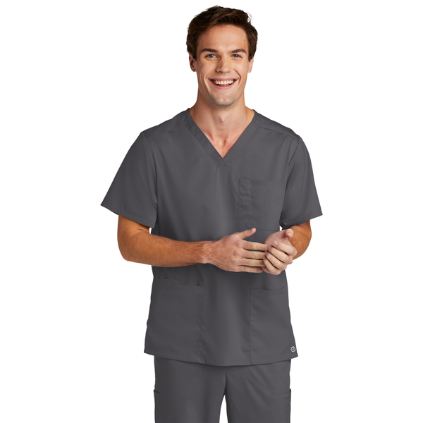Wink® Premiere Flex™ V-Neck Men's Scrub Top