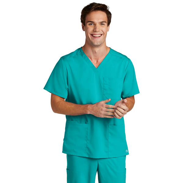 Wink® Premiere Flex™ V-Neck Men's Scrub Top
