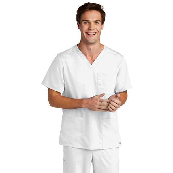 Wink® Premiere Flex™ V-Neck Men's Scrub Top