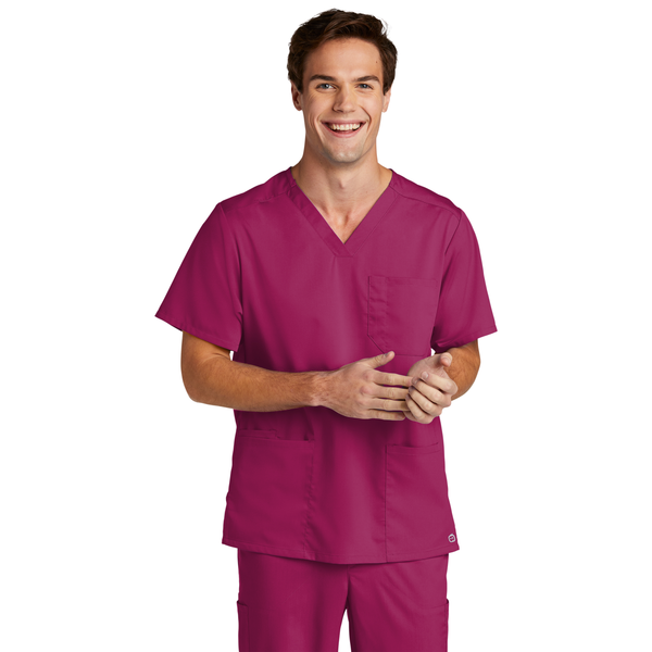 Wink® Premiere Flex™ V-Neck Men's Scrub Top