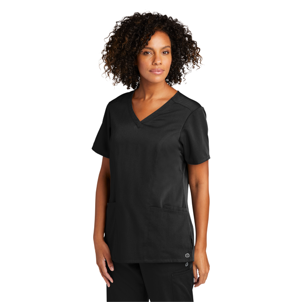 Wink® Premiere Flex™ V-Neck Ladies' Scrub Top