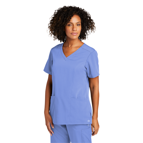Wink® Premiere Flex™ V-Neck Ladies' Scrub Top