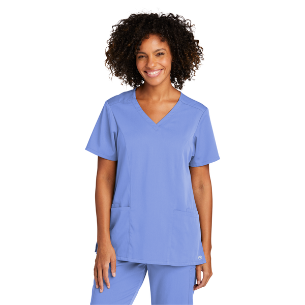 Wink® Premiere Flex™ V-Neck Ladies' Scrub Top