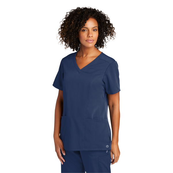 Wink® Premiere Flex™ V-Neck Ladies' Scrub Top