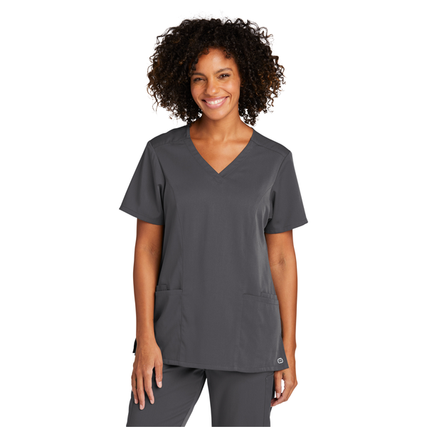 Wink® Premiere Flex™ V-Neck Ladies' Scrub Top